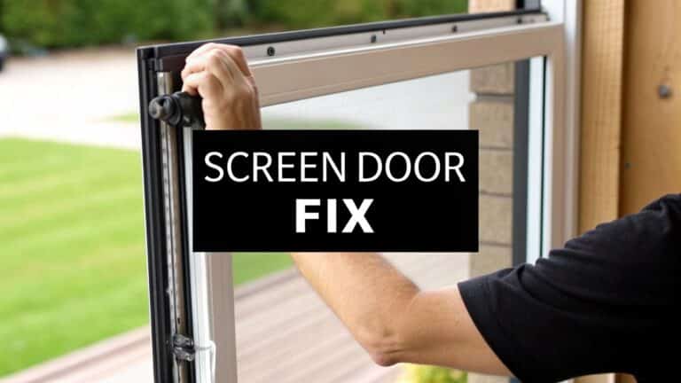 Patio Sliding Screen Door Repair Made Simple