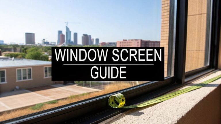 Phoenix Window Screen Service Your Complete Guide