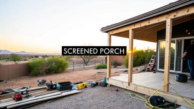 Screened in Porch Construction: Plan Your Arizona Outdoor Space