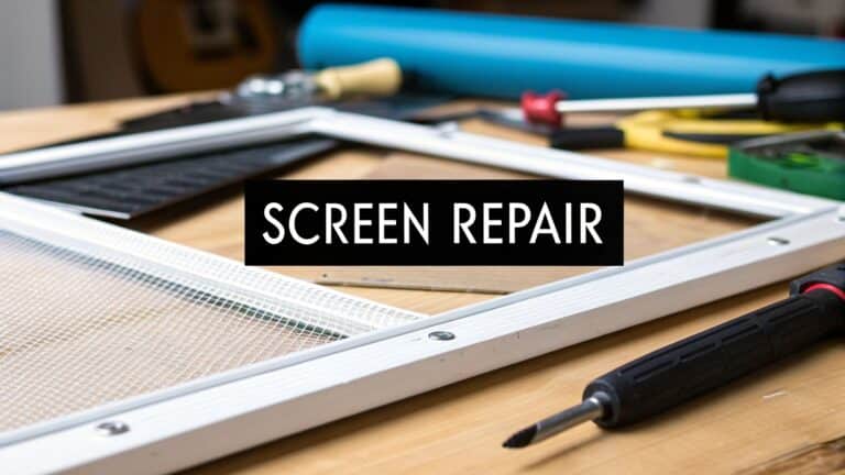 A Homeowner’s Guide to Window Screen Frame Repair